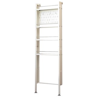 AOTTO 免打孔門後落地四層收納置物架 (浴室收納架 壁掛收納), single color, 1個