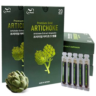비엣고 베트남 프리미엄 골드 무설탕 아티초크앰플 5박스(100개입), 100개, 10ml