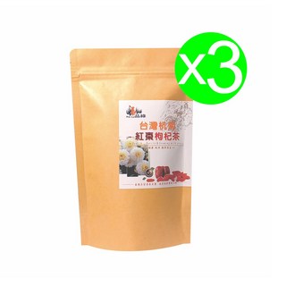 品綠 台灣杭菊紅棗枸杞三角茶包，天然草本，獨立包裝，方便攜帶，無添加，安心飲用, 6g, 3個, 10個裝