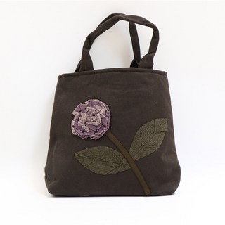 전통 면 꽃장식 가방 외국인선물 할머니가방