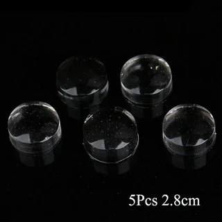 5/10Pcs 교체 헤드 전송 스탬퍼 실리콘 리필 클리어 프랑스어 매니큐어 인쇄 도구, 01 5Pcs 2.8cm