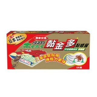 興家 黏金多黏蟑屋5入《WUZ屋子》黏蟑 殺蟑 蟑螂, 1個