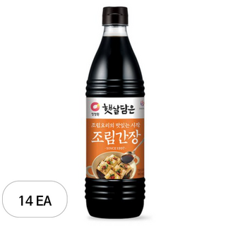 청정원 햇살담은 조림간장, 840ml, 14개
