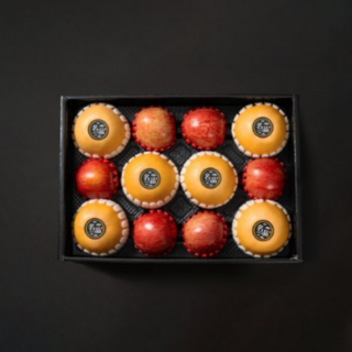 명절 과일 선물 프리미엄 사과 배 혼합 과일 선물세트 (사과6과 배6과), 1개