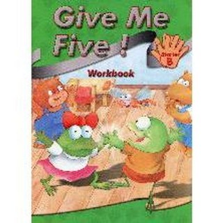 書本熊 幼兒美語 Give Me Five 兒童美語教科書 9789576064005, Starter B習作