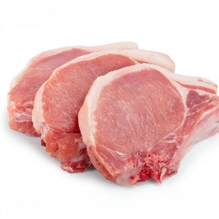 돈마호크. 바베큐. 냉동. 미국산. BONE IN PORK LOIN RIB END. USA., 400g, 2개
