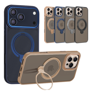 貼膜達人 iPhone 360度旋轉磁吸支架手機殼 霧面防摔殼