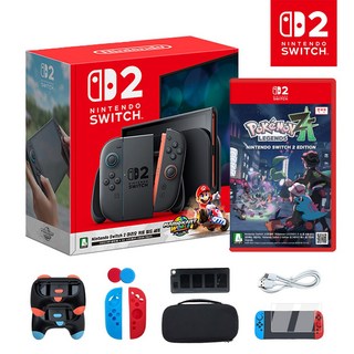 [온라인 공식판매처 에스엠퓨처스] 닌텐도 스위치2 마리오카트 월드 세트+포켓몬 레전드 ZA 스위치2 에디션+NS2용 액세서리 오늘출발, (S2)마카월드 세트 본체+(S2)레전드ZA+풀악세