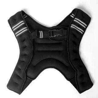 중량조끼 납조끼 5kg 무게조절 납주머니 중량 30kg 체중부하 플레이트 모래, 순수 블랙 5kg 중량 조끼, 1kg