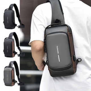 비밀번호 크로스백 여행 여권가방 잠금 슬링크로스백 레져 메신저백 방수
