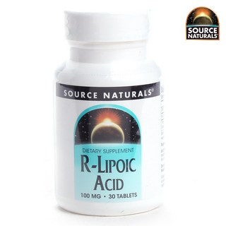 SOURCE NATURALS R-硫辛酸錠 100mg, 30顆, 1罐