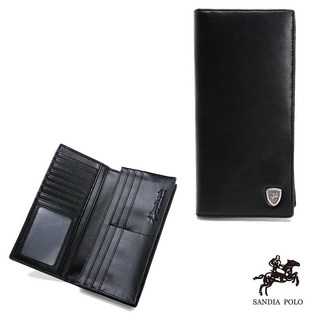 DF BAGSCHOOL SANDIA POLO系列 男用多功能牛皮多隔層長夾 皮夾