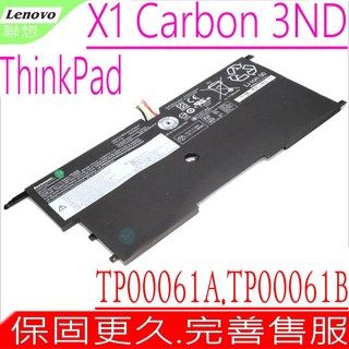 LENOVO 聯想 ThinkPad X1 Carbon Gen2 Gen3 電池 (20A7 20A8 2015 TP00061A TP0061B), 1個, 聯想電池 保固一年一個月