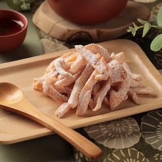 赤柑食品 糖漬橘子皮450公克 糖漬橙皮 茶點 零食 蜜餞, 1個, 450克