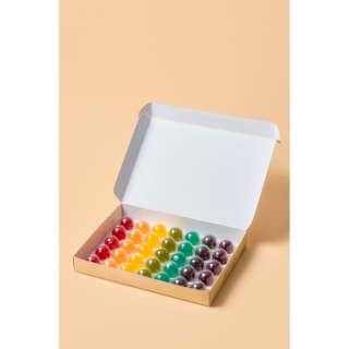 경한송 무지개 곤약젤리 7가지맛 어린이간식 다이어트 저칼로리 천연색소, 18g, 35개