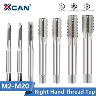 XCAN 1pc 오른손 스레드 탭 HSS 기계 플러그 탭 미터 나사 탭 드릴 스레드 도구 M2 M3 M4 M6 M7 M8 M10 M12 M14 핸드, M15x1.25, 1개