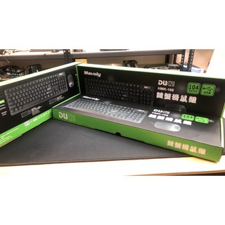 世全數位科技 Mavoly-DUKEHMK-168鍵盤滑鼠組 無線鍵盤滑鼠套裝 人體工學設計