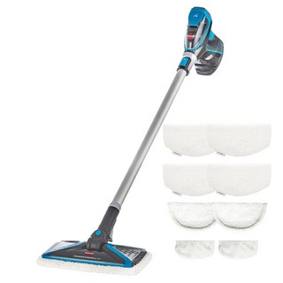 비쎌 슬림 스팀청소기 PLUS 패키지_2 (정품 8P 걸레 구성), 그레이블루+8P