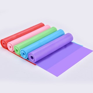 歹罔郎 阻力帶 彈力繩 多功能環狀彈力帶 天然乳膠拉力帶 瑜珈 健身 重訓拉力繩, 1個, 紫色_150x15公分_寬版彈力帶