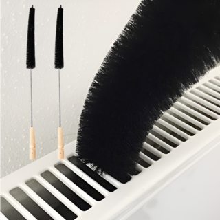 달자샵 구부러지는 틈새 청소솔 세탁기 에어컨 좁은틈, 2개, 블랙