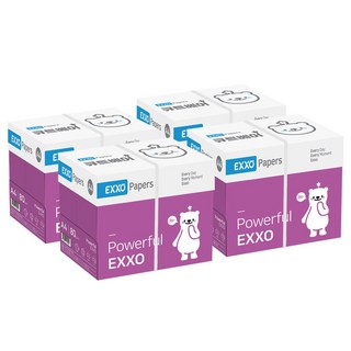 엑소 큐트베어 A4 복사용지(A4용지) 80g 4BOX, 10000개