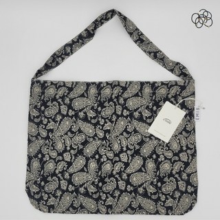 [국내매장판] 이미스 에코백 페이즐리 가방 블랙 + 머리끈