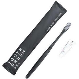 一次性旅行牙刷組【HW0099】含牙刷牙膏 獨立包裝 輕巧便攜 旅行出差必備, 01.牙刷-白刷毛, 10個