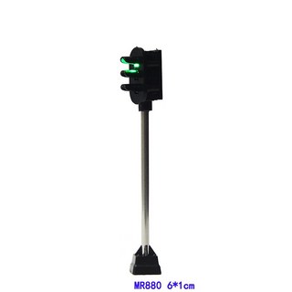 【微景小舖】迷你紅綠燈模型信號燈 發光模型路燈 3V電壓 微縮模型 模型神轎 模型燈 模型神明 建築模型 微景觀 紅綠燈, 1個, MR880紅綠燈/單個