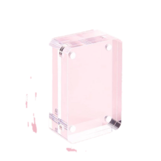 加厚卡磚咕卡套裝 磁吸迷你壓克力相框 DIY紀念禮品 保護卡片 展示作品, 1個, 加厚卡磚一個, 透明