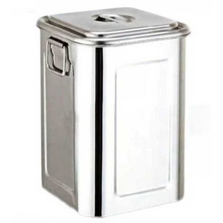 스텐 쌀통 진공 밀폐 30kg 40kg 스테인레스, 27x27x36 (쌀 40kg 가능), 1개