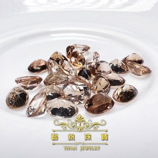 藝釩珠寶 香檳黃托帕石 橢圓&圓形半寶石 裸石 刻面 帝王托帕