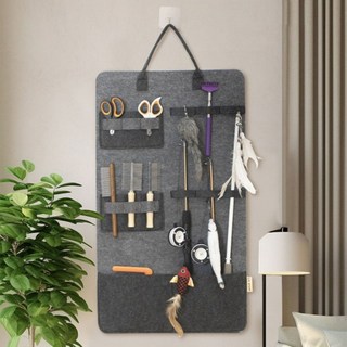 자이포라 벽걸이형 고양이 낚시대 정리함 고양이낚싯대정리함 고양이낚시대보관함 고양이장난감낚시대정리함 고양이막대보관함