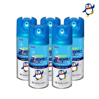 제일파프 쿨 에어 맥스 200ml, 5개, 1개입