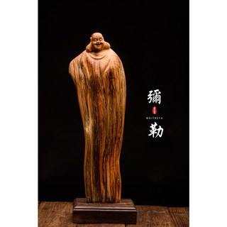 太行山崖柏根雕 彌勒佛隨形根雕 崖柏木雕藝品 yo097, 1個