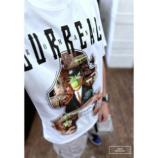 老爺有喜 重磅surreal拼圖短T(NOF23052687)-白，趣味設計，舒適百搭，展現獨特風格