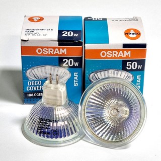 오스람 20W 할로겐 램프 전구 포인트 조명 할로겐전용안정기컨버터용 12V (헬로겐안정기 별도구매), 전구색, 10개