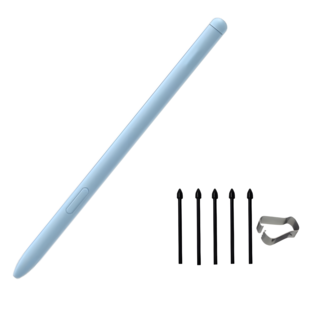 베러고잉 갤럭시탭 구몬펜 S6 교체형 호환 S펜 + 펜촉, 1개, 블루