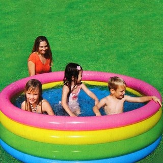 기타 인텍스 레인보우 원형 풀장(2size), 단일