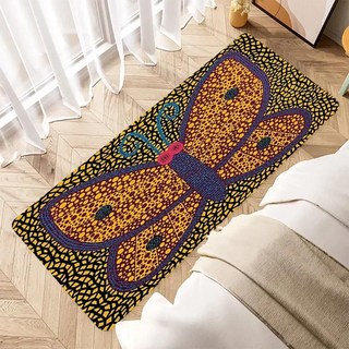 야요이 쿠사마 주방 미끄럼 방지 매트 욕실 바닥 러그 발코니 카펫 웰컴 도어매트 침실 발 XXL 홈 문짝, 40x60cm, JY000928