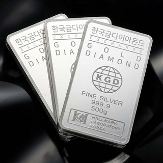 한국금다이아몬드 실버바 AG 500g 999.9 은투자 은시세