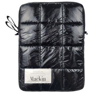 맥킨 노트북 파우치 패딩백 맥북 아이패드 가방, 블랙, 1개
