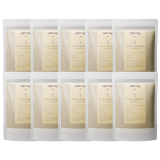 구월의아침 쪄서볶은 귀리분말쉐이크 귀리미숫가루 선식, 500g, 10개