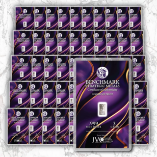 실버바 3 Grain 순도 99.9% 순은 수집 기념 선물용 개업 백금 재테크 투자 정품 고급선물 은괴보관 기념품