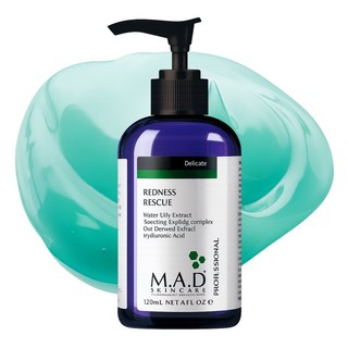 [본사정품] MAD 매드스킨케어 레드니스 레스큐 120g REDNESS RESCUE 안면홍조 피부진정, 120ml, 1개