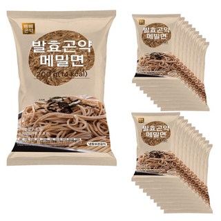 100g당 7kcal 빼빼곤약 발효곤약메밀면200g x 20팩, 200g, 20개