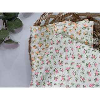 제로웨이스트 면 요루 거즈 카페 행주 키친 크로스 덮개 주방 가제 핸드 4중 고리 수건, 쁘띠로즈, 1개