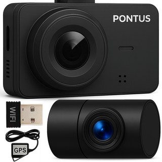 전국기본설치 무료+AS 3년 기본3종 사은품 현대폰터스 2채널 블랙박스 전후방 풀HD 고화질 녹화 / ADAS / 모바일핫스팟 / 기본 64G UP 메모리 / 옵션_페달카메라, 128GB