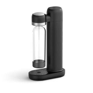 110v氣泡水機 蘇打水機 碳酸飲料打氣 可樂 家用 可攜式 汽泡機器 旅行氣泡機 氣泡水機，帶氣氣瓶, kt-168c（黑色）