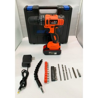 無刷衝擊鑽 98VF 充電式多功能鋰電鑽, 1個, CAN無刷衝擊鑽21V 1.5AH塑單