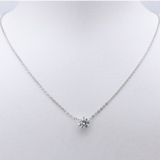 [미니골드 김천점] 14K 18K DIA-3부 클래식 6프롱 다이아몬드 목걸이 NJUS4080L